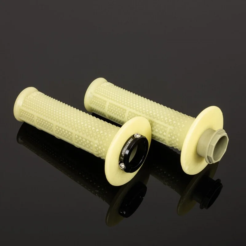 Puños RENTHAL MX R-Works Lock-On Aramid Tapered - cuadradillo