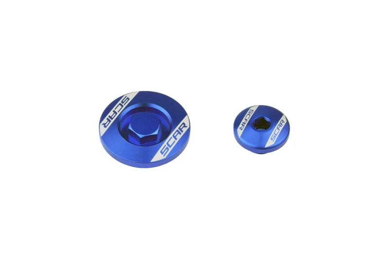 Tapones de motor SCAR - Azul