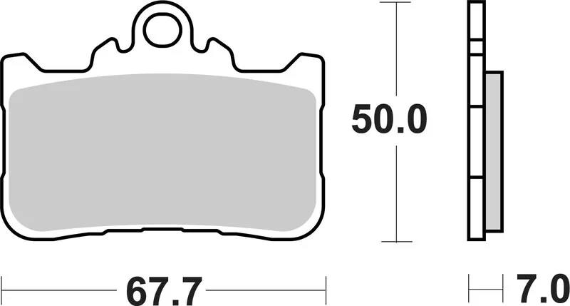 Pastillas de freno BREMBO sinterizadas - 07HO72SA
