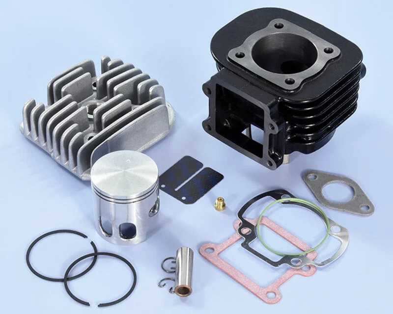 Kit de cilindro completo POLINI hierro Ø47mm (bulón Ø12mm) - Yamaha / Minarelli