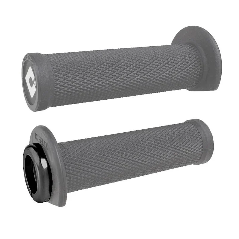 Puños ODI Ruffian 2,1 Lock-On 125mm Quad / Moto de agua - Gris / Negro