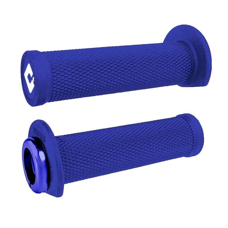Puños ODI Ruffian 2,1 Lock-On 125mm Quad / Moto de agua - Azul / Azul