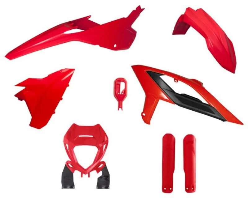 Kit de plástica RACETECH (6 piezas ) - Rojo