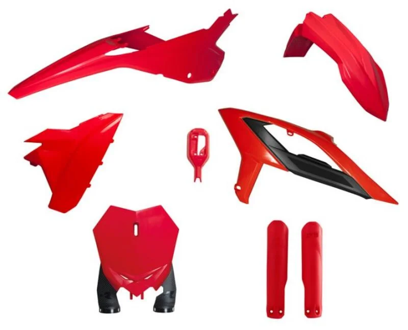 Kit de plástica RACETECH (6 piezas) - Rojo