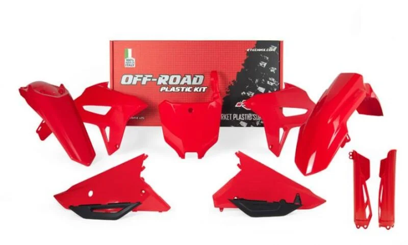 Kit de plástica RACETECH (7 piezas ) - Rojo