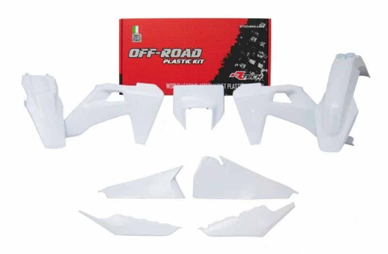 Kit de plástica RACETECH (6 piezas ) - Blanco
