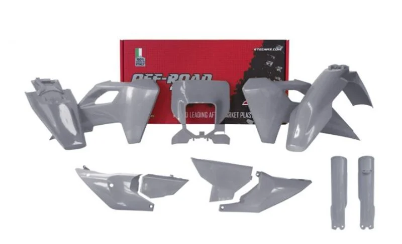 Kit de plástica RACETECH (8 piezas) - Gris