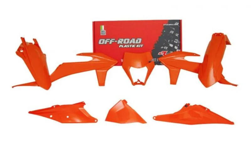 Kit de plástica RACETECH (6 piezas ) - Naranja