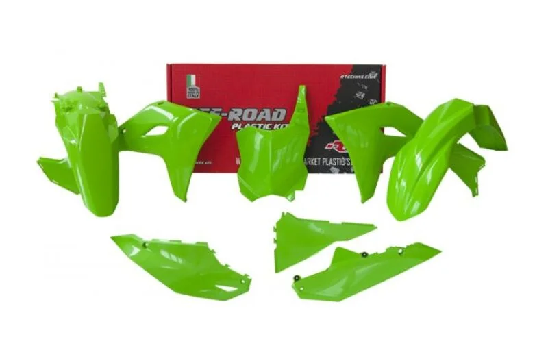 Kit de plástica RACETECH (5 piezas) - Verde