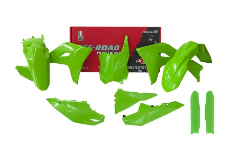 Kit de plástica RACETECH (6 piezas ) - Verde