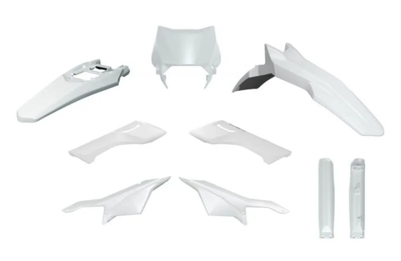 Kit de plástica RACETECH (6 piezas) - Blanco