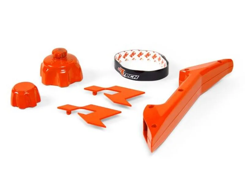 Kit de accesorios para garrafa de gasolina RACETECH R15 - Naranja