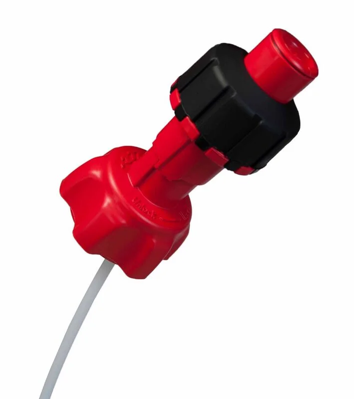 Kit de conversión de llenado rápido para garrafas de gasolina RACETECH - Rojo
