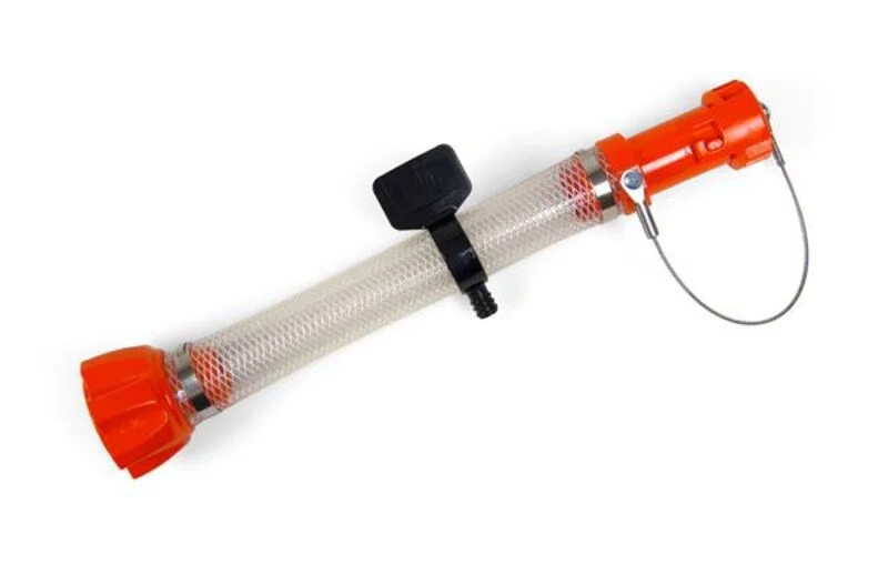 Kit completo de tubo de combustible para garrafa de gasolina RACETECH R15 - Naranja