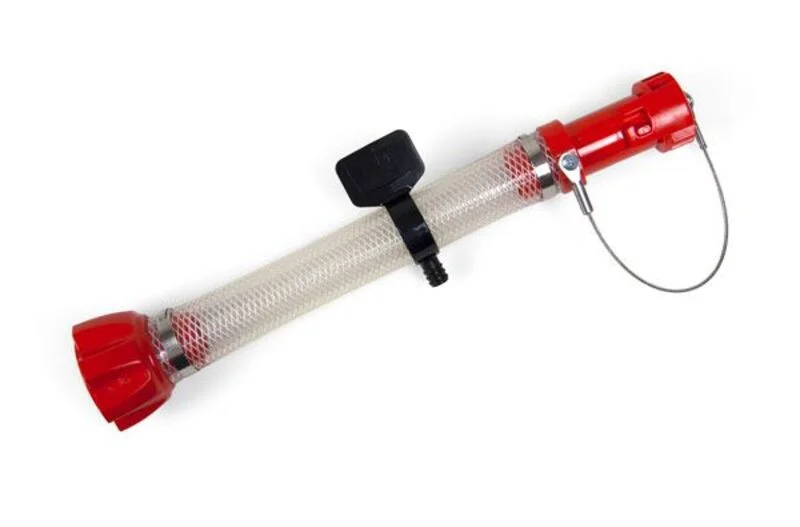 Kit completo de tubo de combustible para garrafa de gasolina RACETECH R15 - Rojo