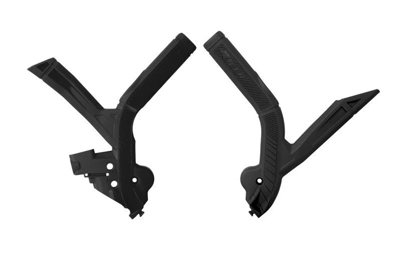 Protectores de chasis RACTECH Bimaterial - Negro