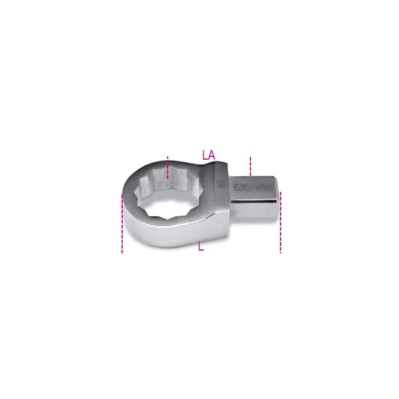 Llave poligonal para barras dinamométricas con unión rectángular BETA - 16mm