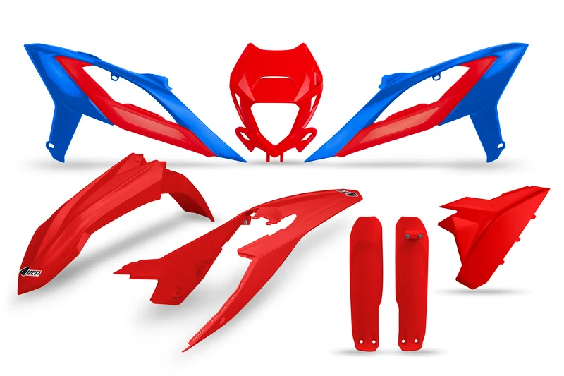Kit de plástica UFO - Rojo/Azul