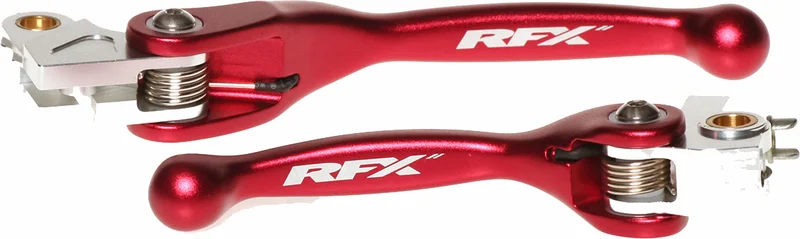 Juego de manetas flexibles forjadas RFX Race Series - rojo