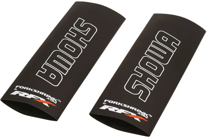 Protector de horquilla superior RFX Race Series Forkshrink con logo Showa - Blanco
