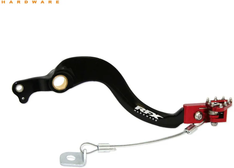 Pedal de freno RFX Pro Flexi-Tip - Negro / Rojo