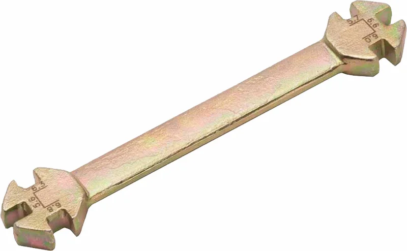 RFX Race Llave de radios universal 6 en 1 - dorada
