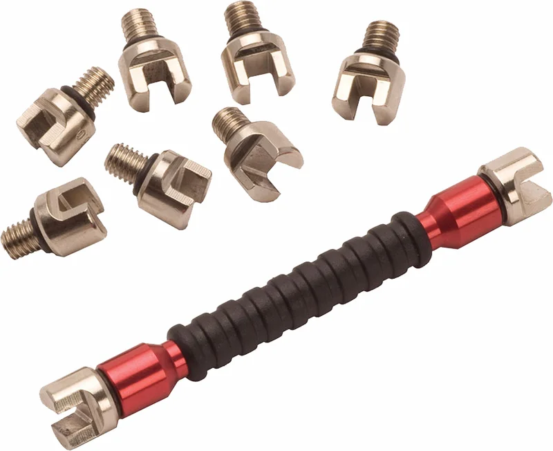 Llave de radios RFX Race con boquillas intercambiables - roja