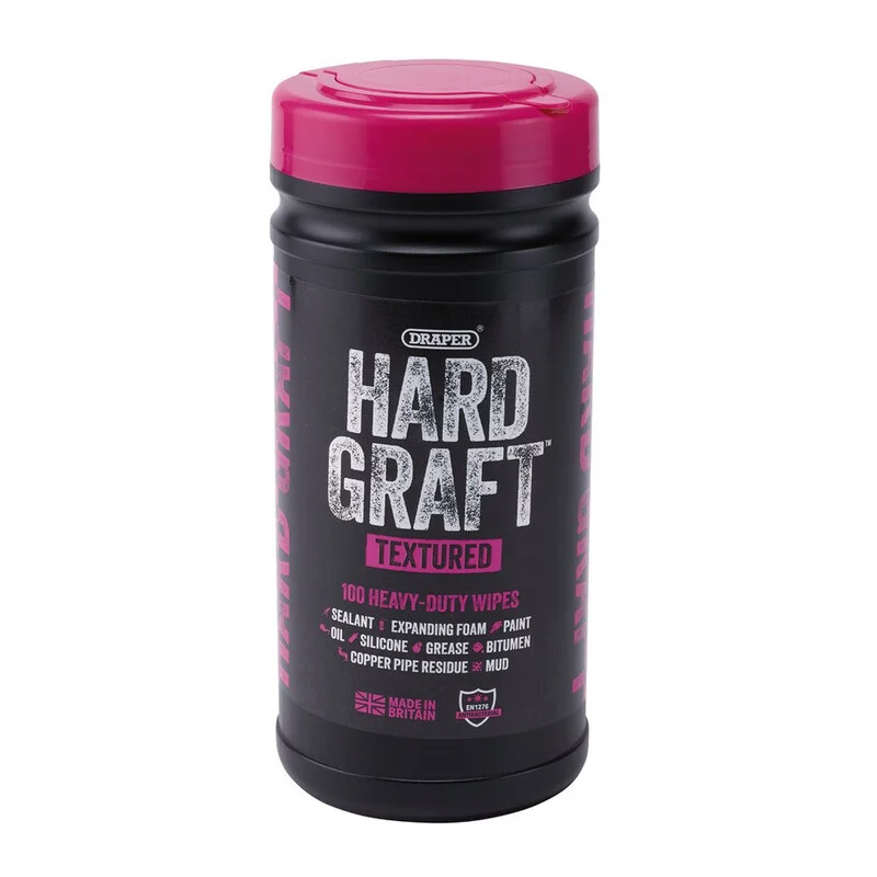 Toallitas multiusos texturizadas DRAPER Hard Graft (paquete de 100)
