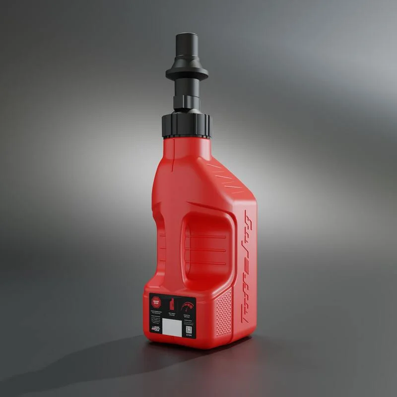 Garrafa de gasolina TUFF JUG rojo con tapón Ripper G3 - 1,25G/5L