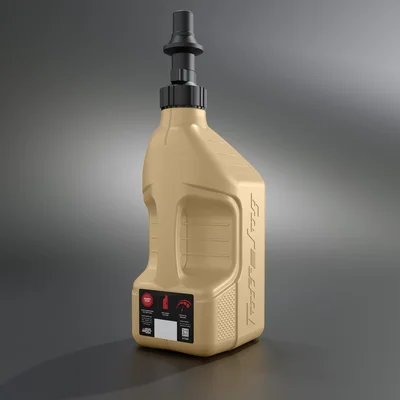Garrafa de gasolina TUFF JUG amarillo con tapón Ripper G3 - 2,5G/10L