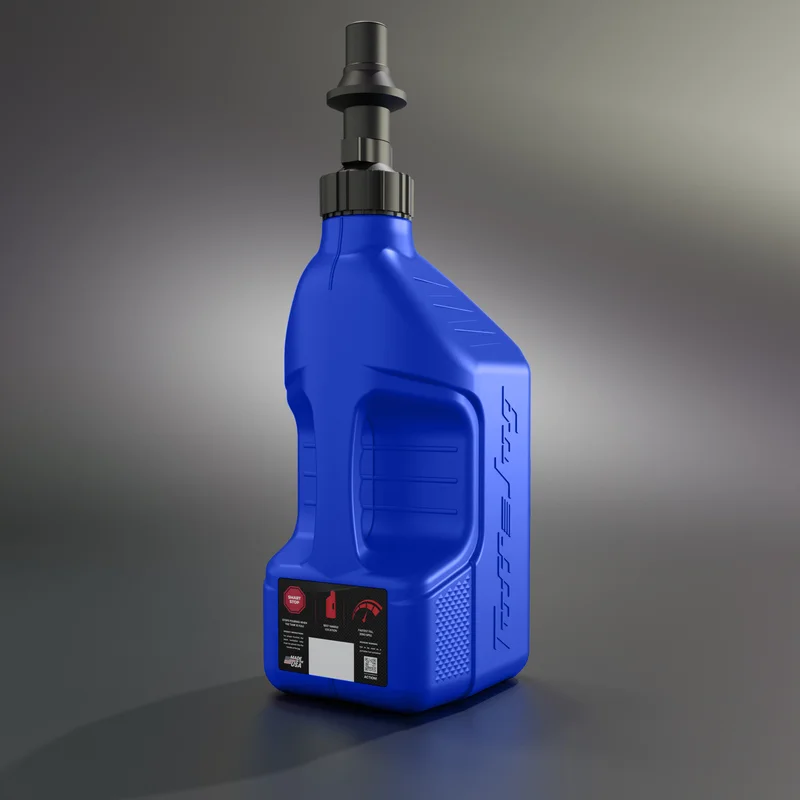 Garrafa de gasolina TUFF JUG azul con tapón Ripper G3 - 2,5G/10L