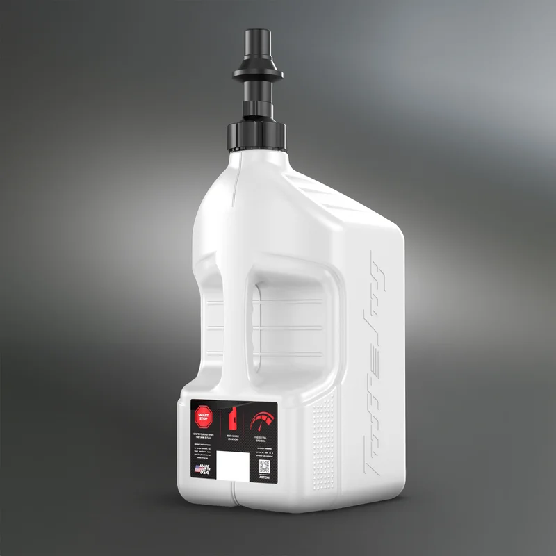 Garrafa de gasolina TUFF JUG blanco con tapón Ripper G3 - 5G/20L