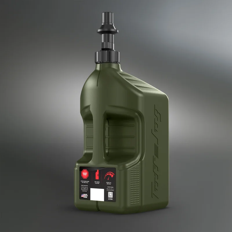 Garrafa de gasolina TUFF JUG verde bosque con tapón Ripper G3 - 5G/20L