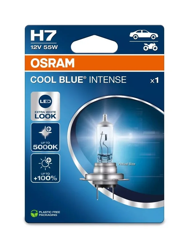 Lámpara OSRAM Cool Blue Intense H7 12V / 55W - 1 ud