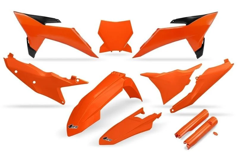 Kit de plástica UFO completo con protectores de horquilla - Color OEM