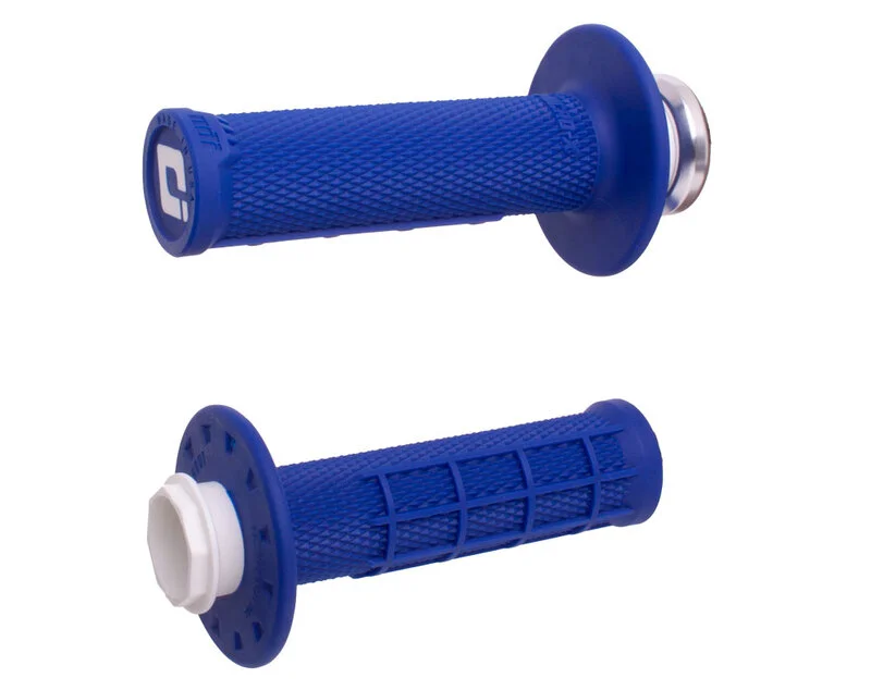 Puños ODI Micro-X Lock-On medio gofrados - Azul / Negro