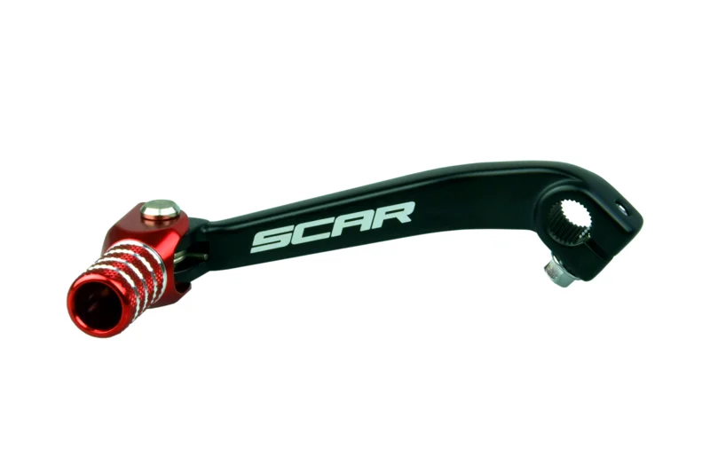 Pedal de cambio SCAR - Negro / Puntera roja