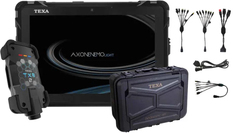 Kit de diagnosis TEXA Tableta Axone Nemo Light + Navigator TXB 2 + 1 año de Texpack y Texainfo