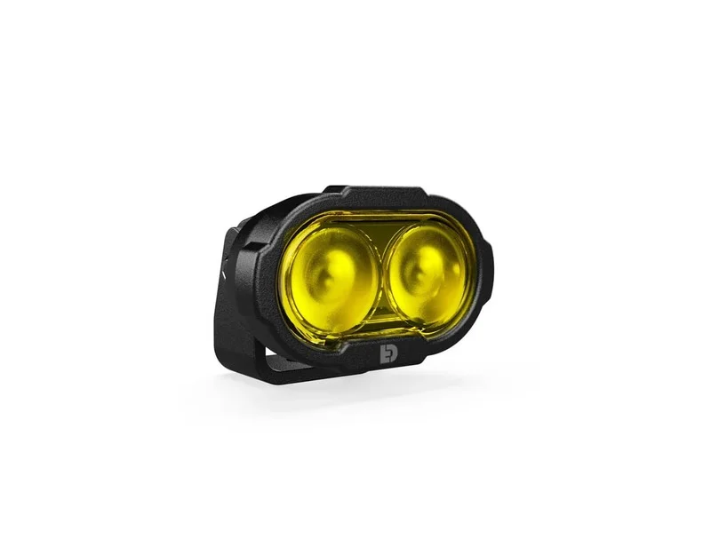 Luz de carretera DENALI DL2 Visibility Flood - Lente amarilla