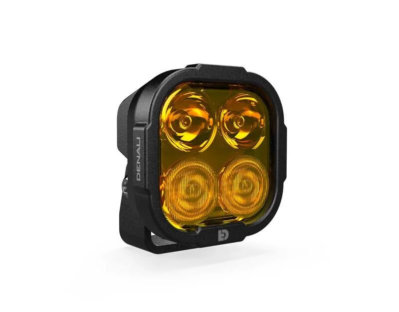 Luz de carretera DENALI DL4 Hybrid Driving - Lente ámbar