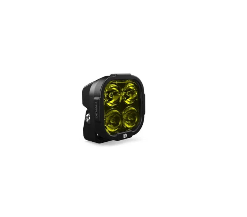 Luz de carretera DENALI DL4 Hybrid Driving - Lente amarilla