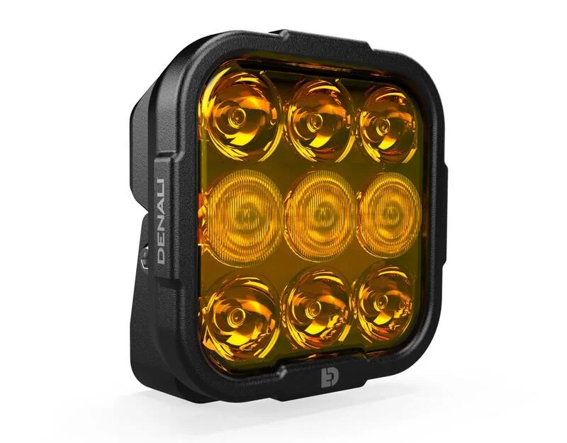 Luz de carretera DENALI DL9 Hybrid Driving - Lente ámbar