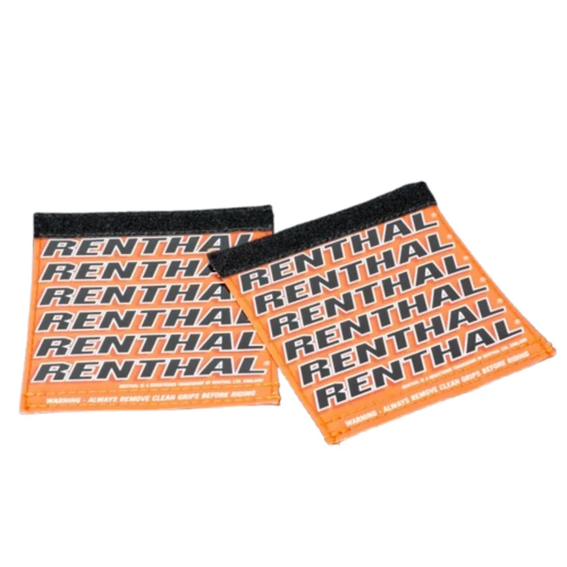 Protectores RENTHAL Clean Grips - naranja/negro