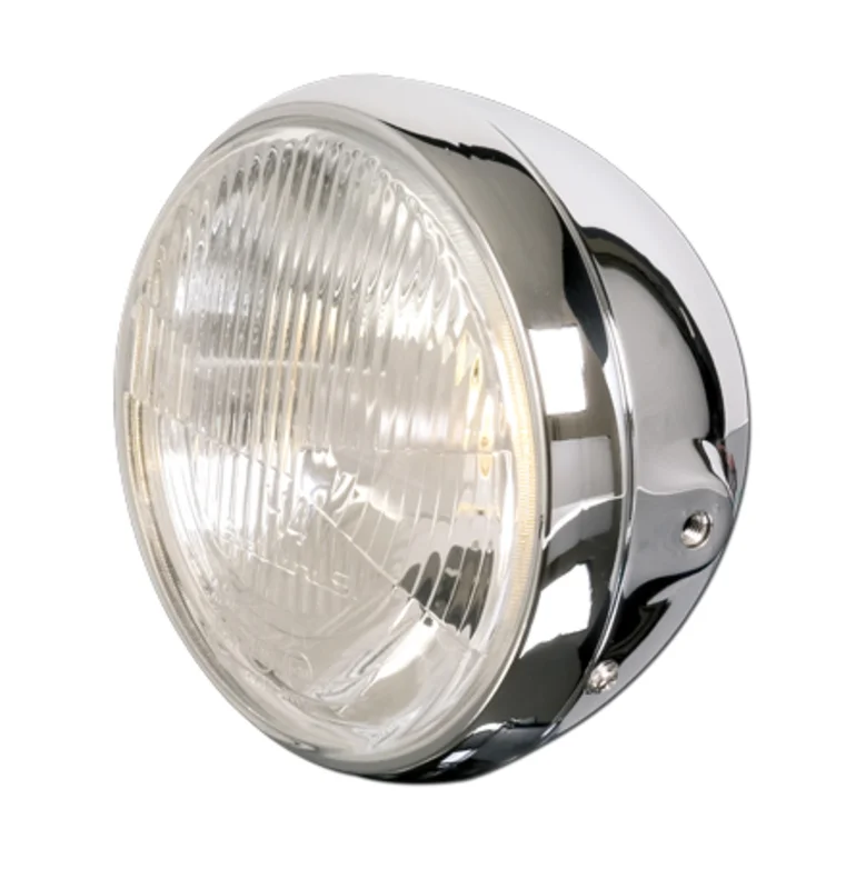 Faro delantero HIGHSIDER smart British Style - 7 inch - cromado - 1 pieza