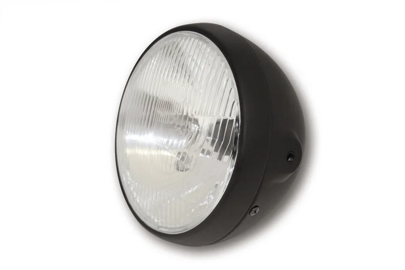Faro delantero HIGHSIDER smart British Style - 7 inch - negro - 1 pieza