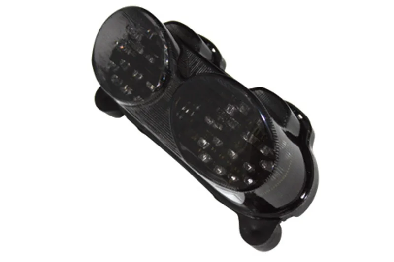 Piloto trasero LED HIGHSIDER smart estilo Kawasaki - cristal ahumado - homologado E - 1 pieza