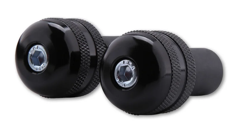 Contrapesos de manillar HIGHSIDER smart para manillares de acero estriado - negro