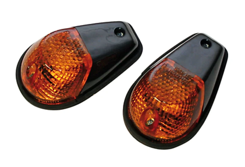 Intermitente de carenado HIGHSIDER smart - cristal ahumado - homologado E - Pareja