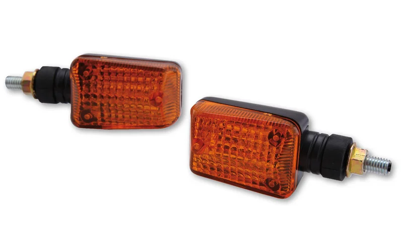 Intermitente HIGHSIDER smart Mini - cristal naranja - homologado E - Pareja
