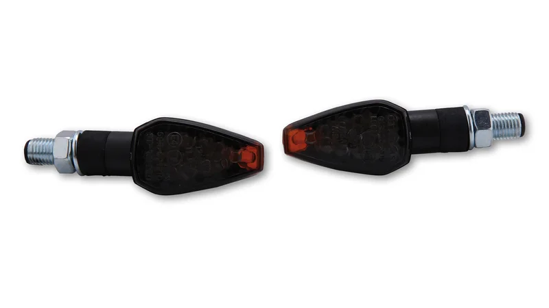 Intermitente LED HIGHSIDER smart Peak - cristal ahumado - homologado E - Pareja